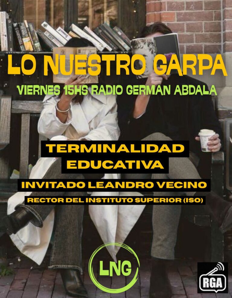 📻”Lo Nuestro Garpa”*Viernes 15 hs. por la Radio German Abdala