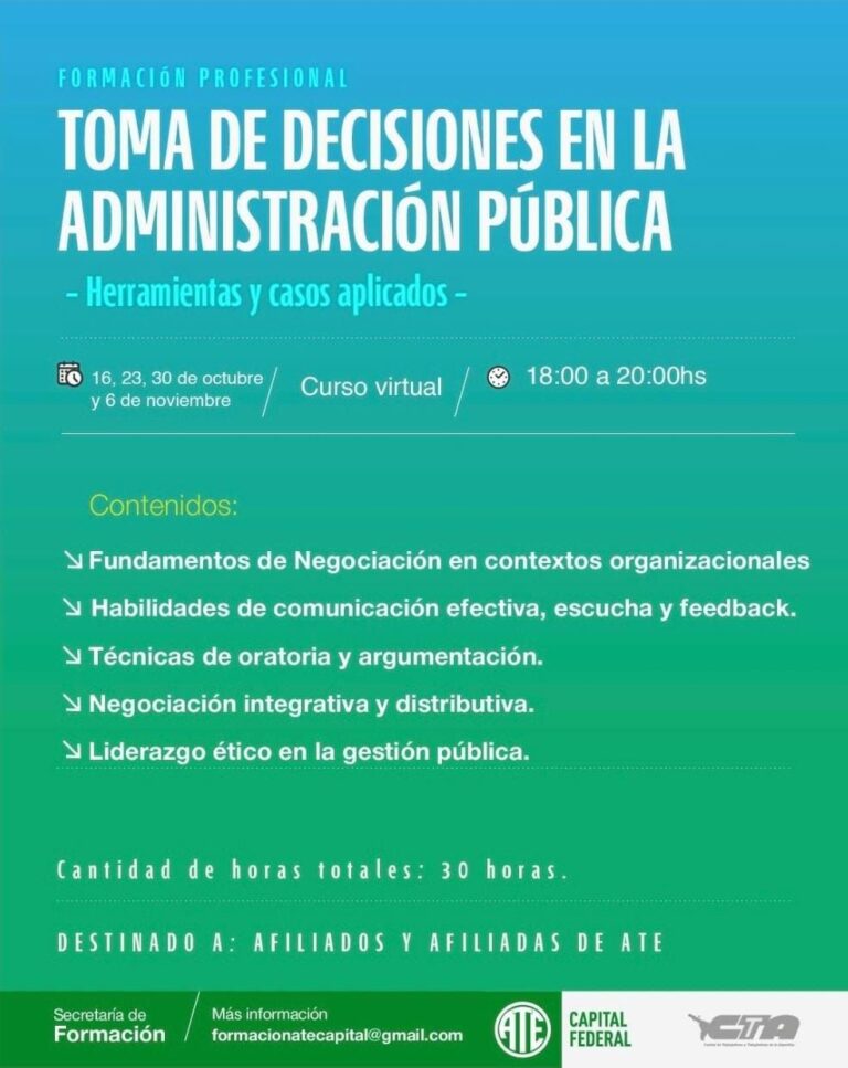 Ofertas formativas de octubre