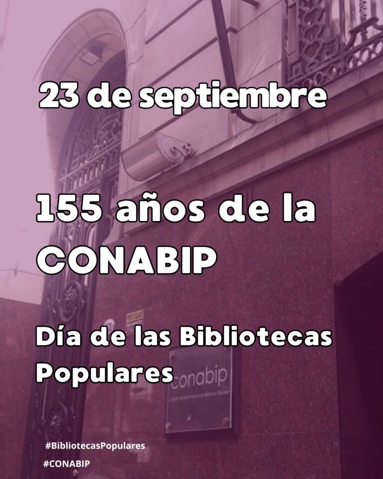 📚 155 años de la CONABIP- Día de las Bibliotecas Populares