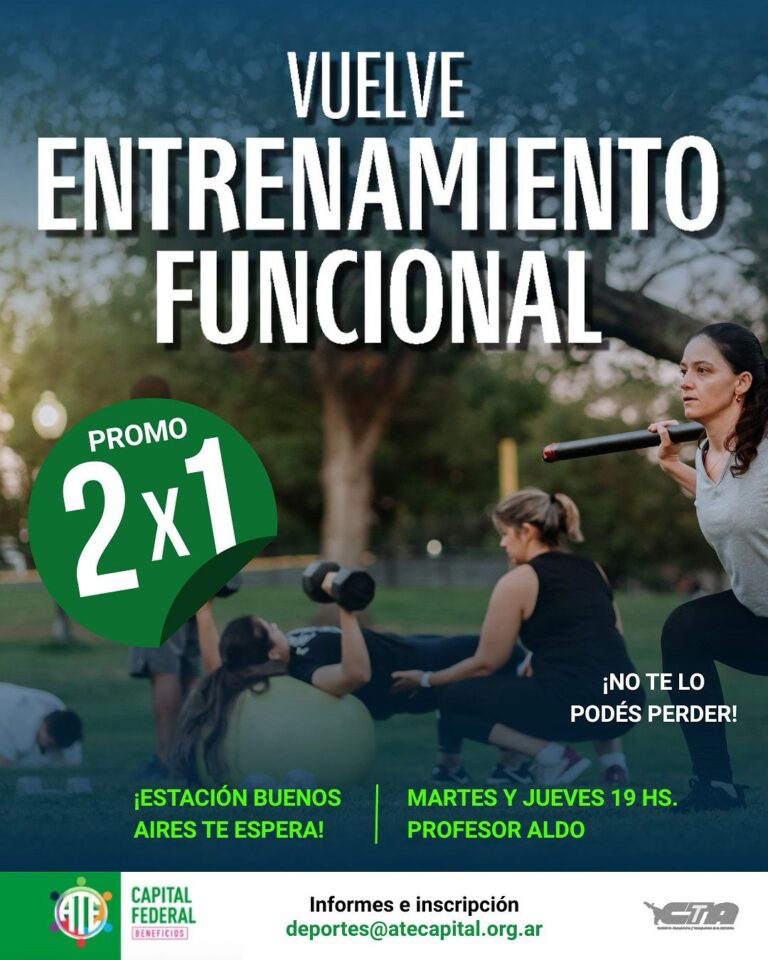 Entrenamiento Funcional en Estación Buenos Aires