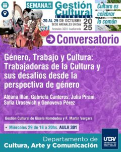 Semana de la Gestión Cultural de la UNDAV