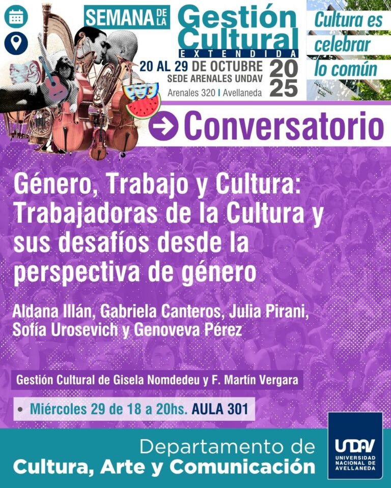 Semana de la Gestión Cultural de la UNDAV