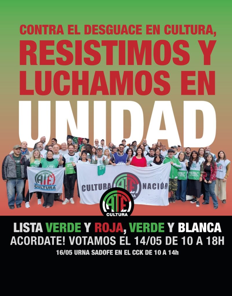 🗳️ ELECCIONES EN ATE CULTURA