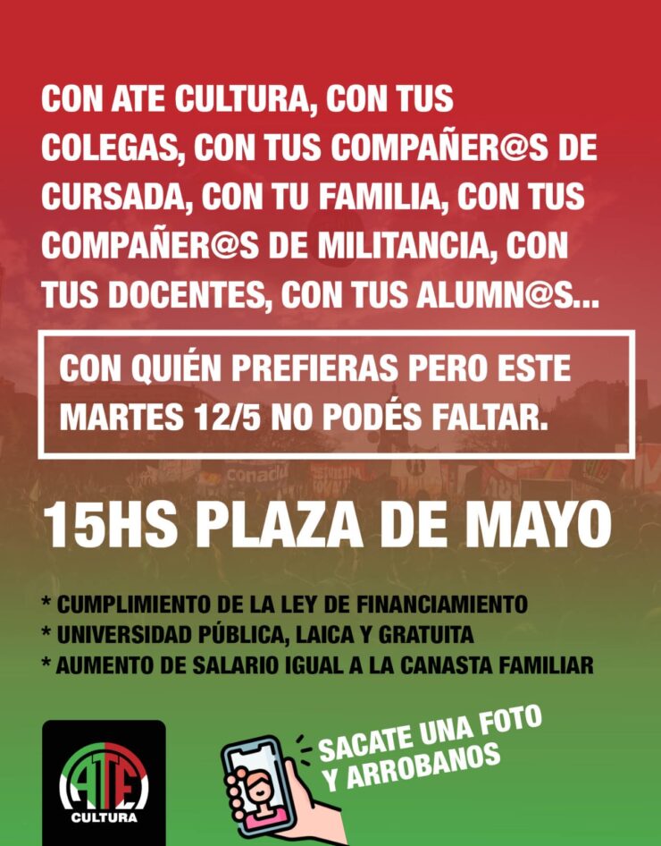 Marcha Federal Universitaria – 12/Mayo